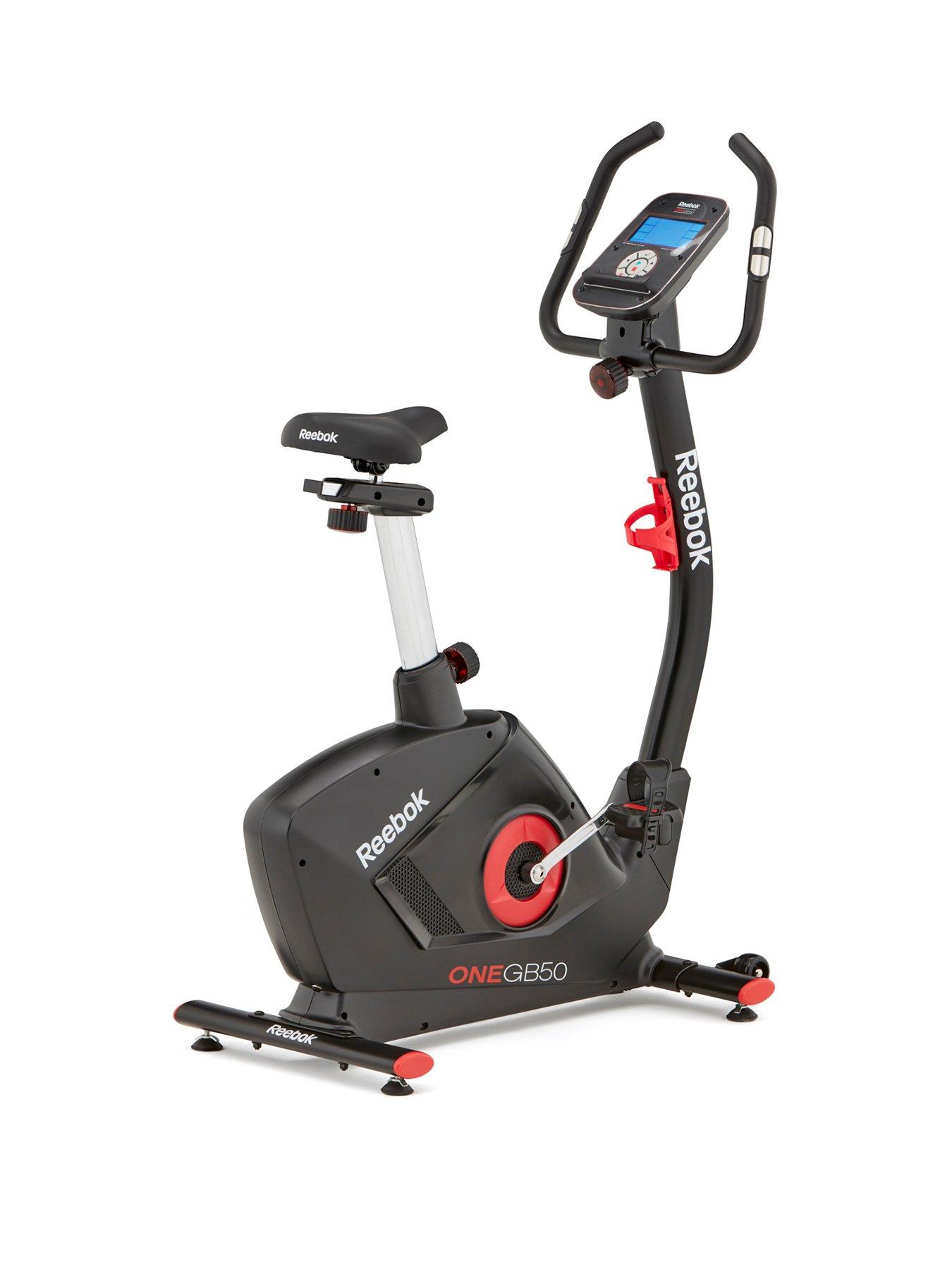 undefined GB50 One Series Exercise Bike - Black with Red Trim