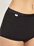  image of playtex-pure-cotton-6-pack-maxi-briefs-black