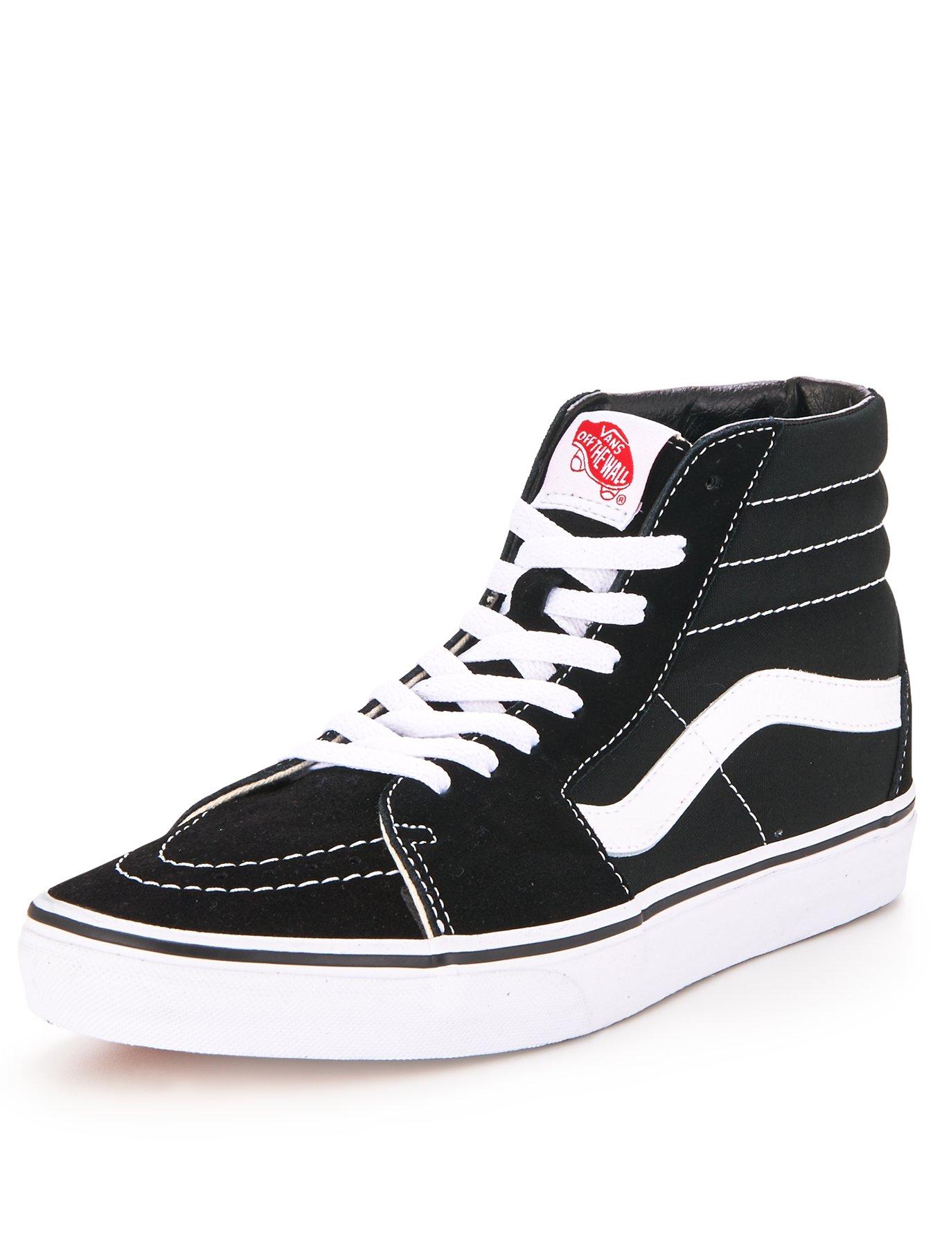 Vans sk8 clearance hi white sale