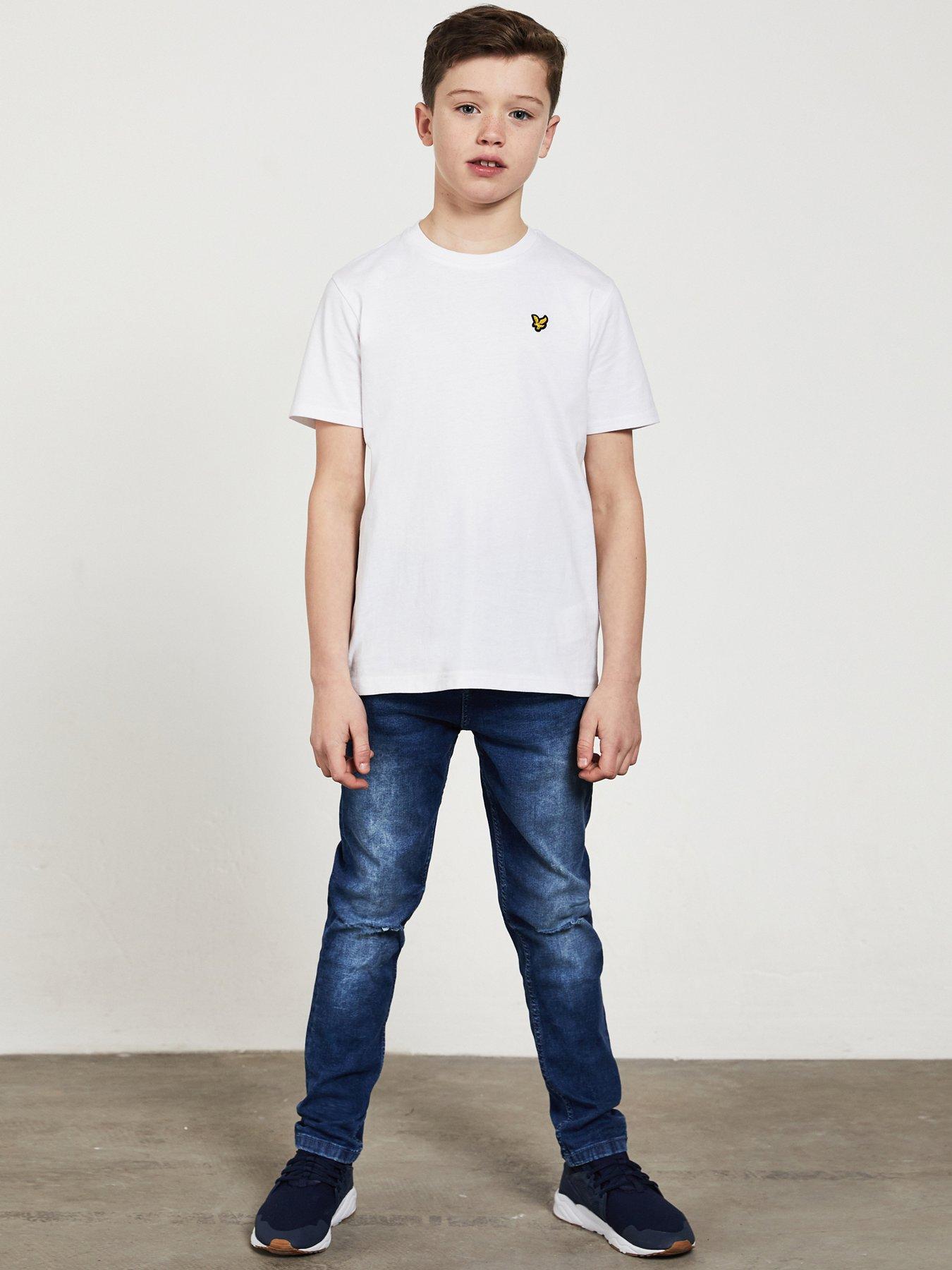  image of lyle-scott-boys-classic-short-sleeve-t-shirt-white