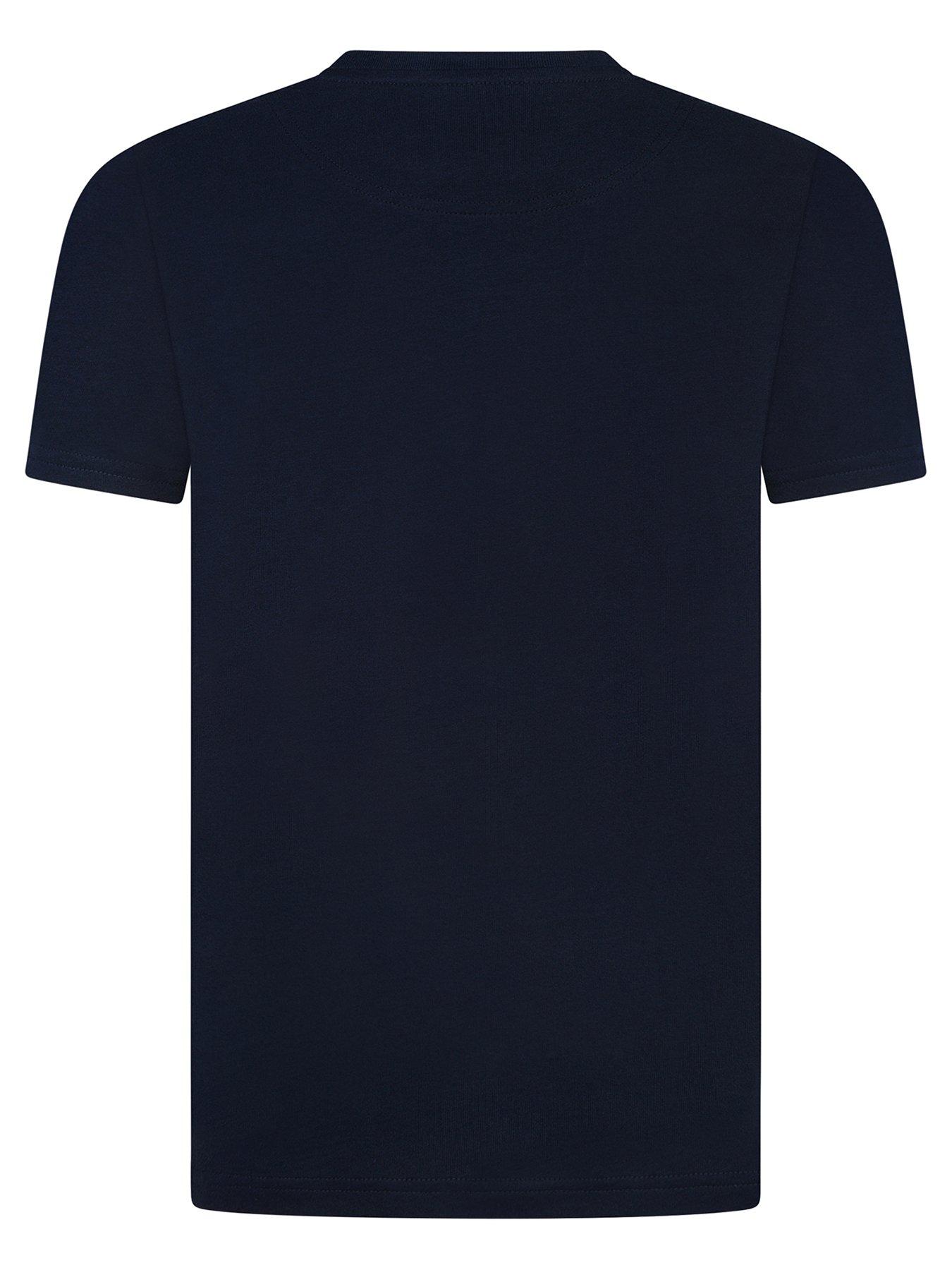 image of lyle-scott-boys-classic-short-sleeve-t-shirt-navy