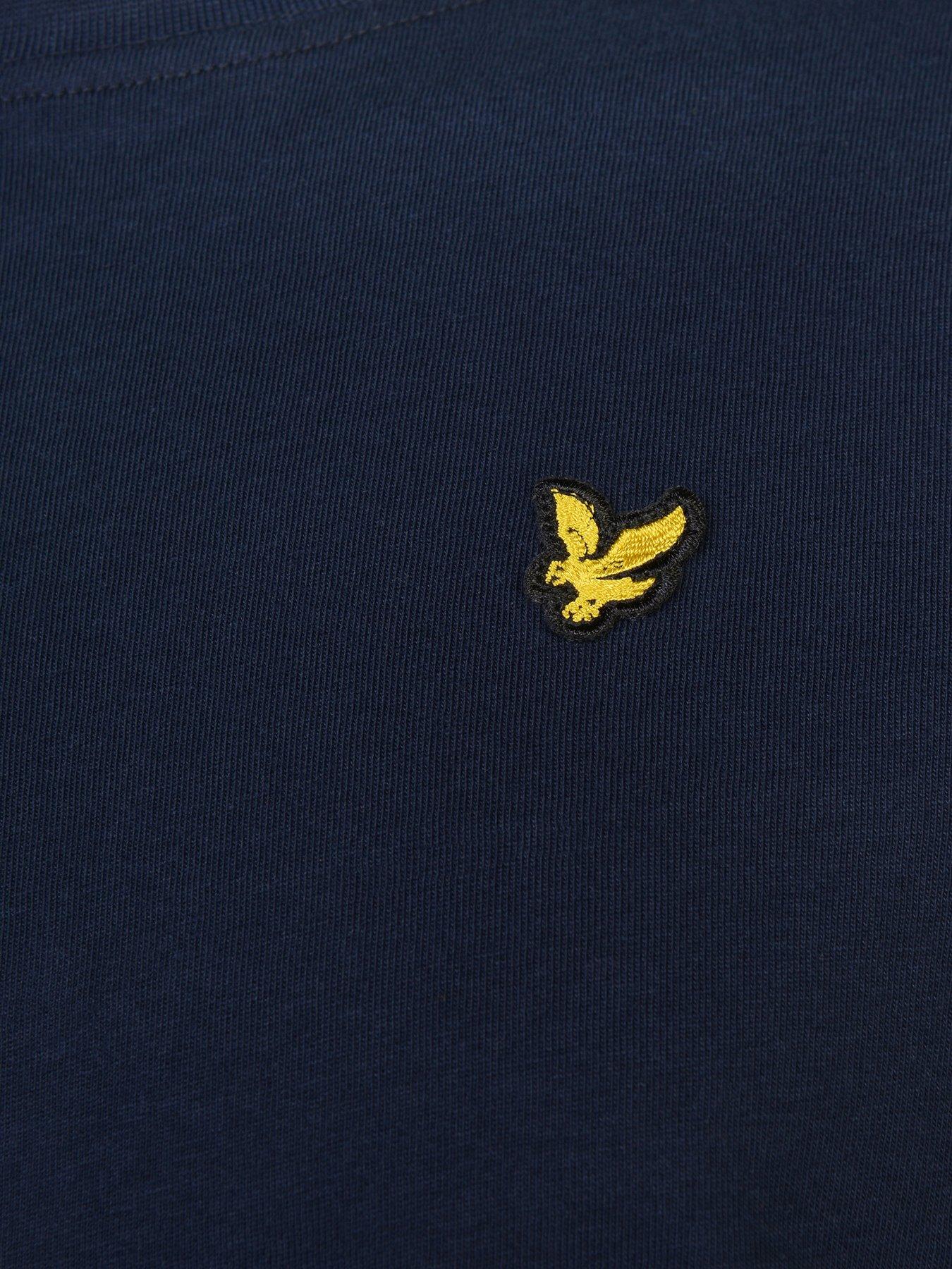  image of lyle-scott-boys-classic-short-sleeve-t-shirt-navy