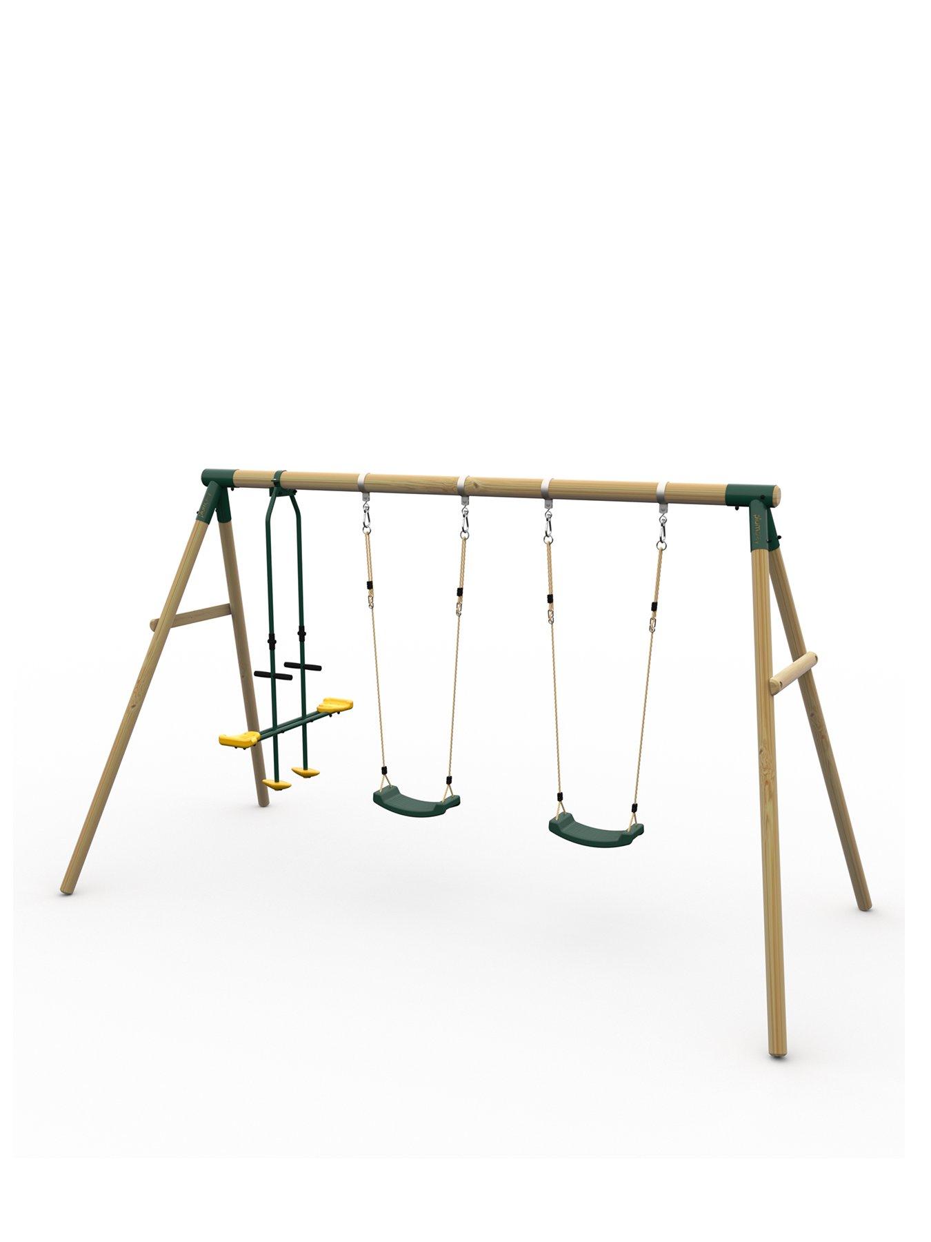 undefined Wooden Colobus Swing Set