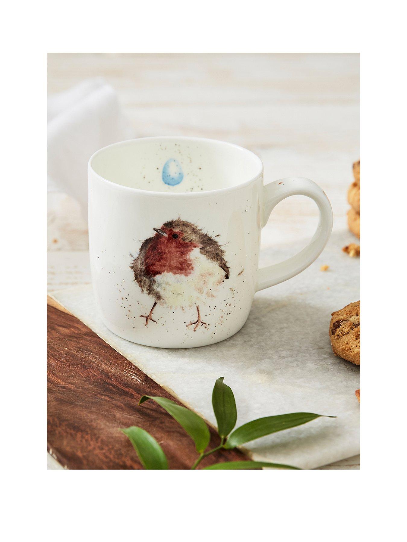 front image of royal-worcester-wrendale-garden-friend-robin-mug