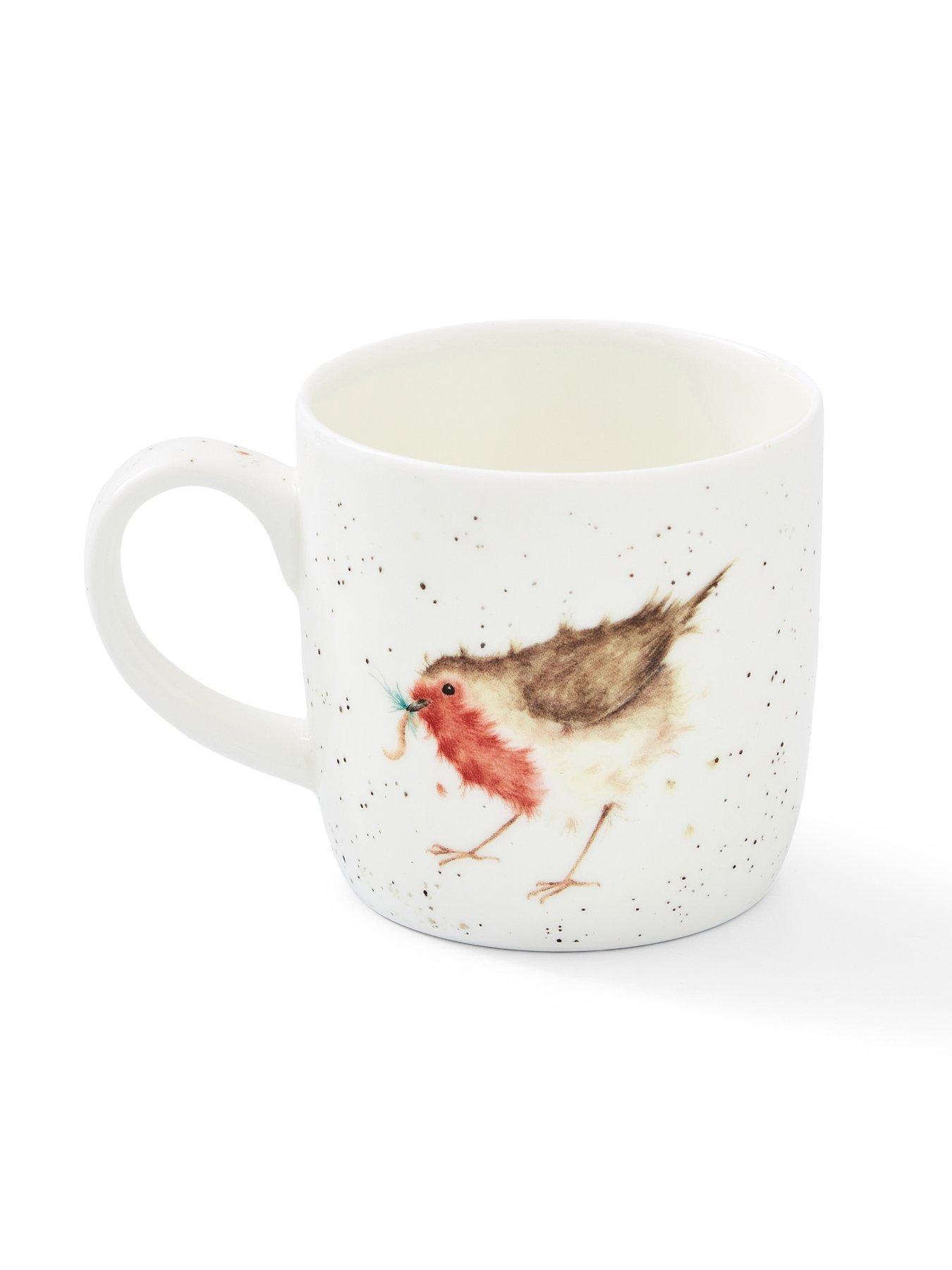  image of royal-worcester-wrendale-garden-friend-robin-mug