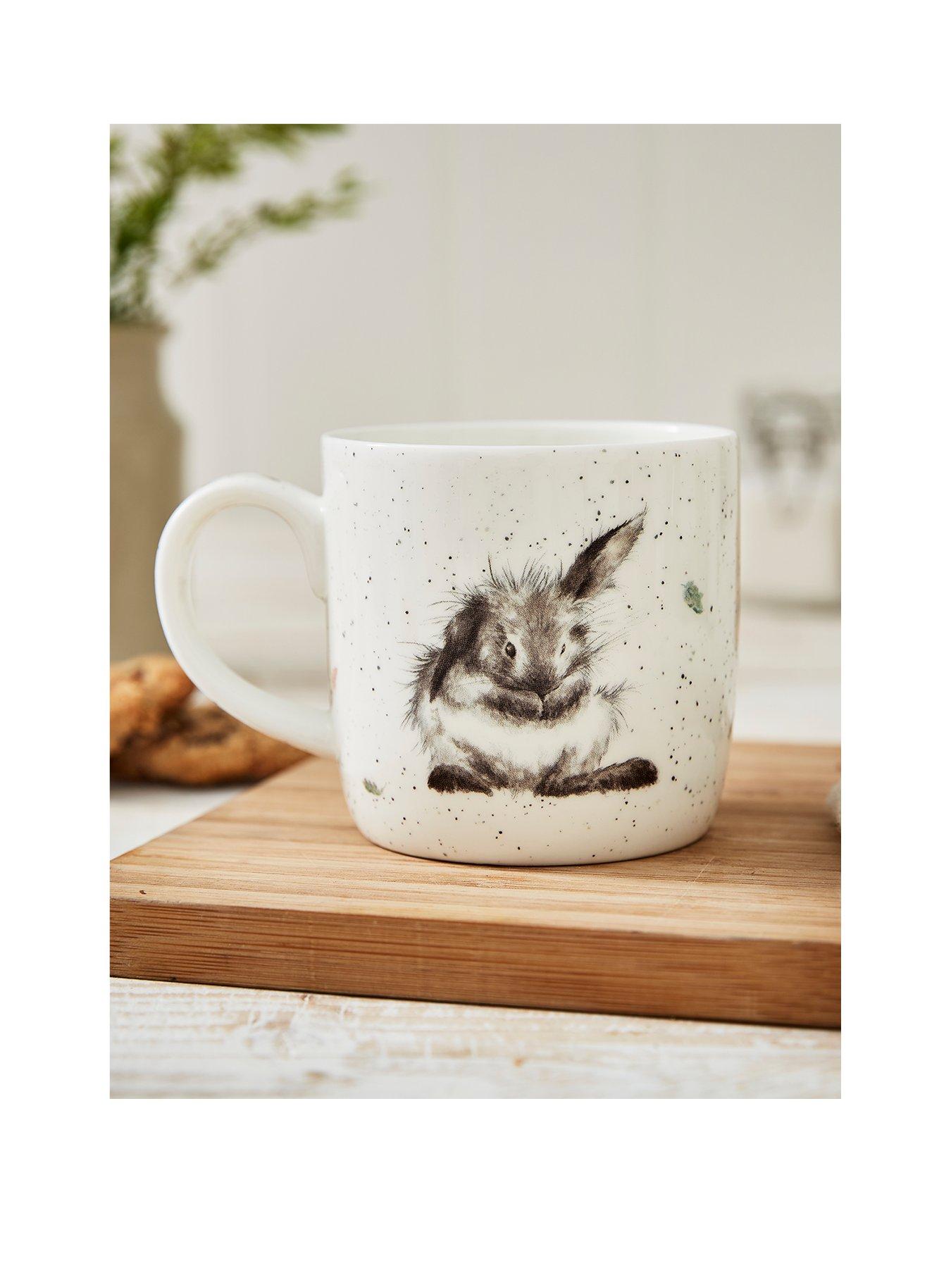 Image 1 of 7 of ROYAL WORCESTER Wrendale Rosie Rabbit Mug - Single Mug