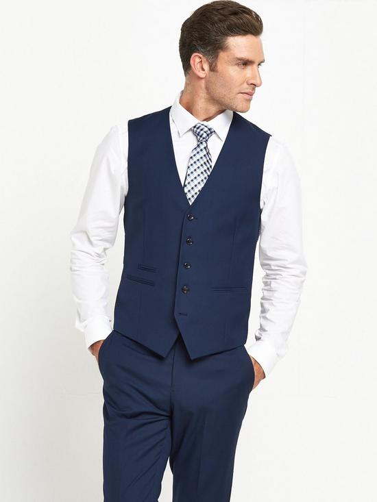 front image of skopes-kennedy-standard-waistcoat-blue