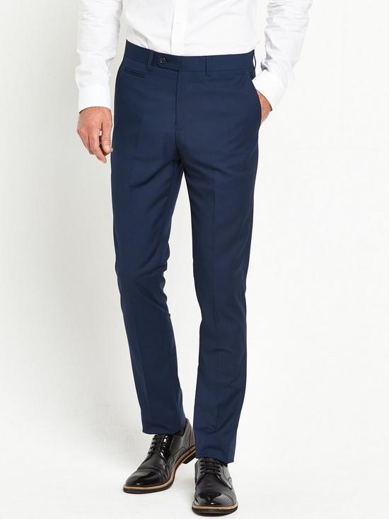 front image of skopes-kennedy-slim-trouser-royal-blue