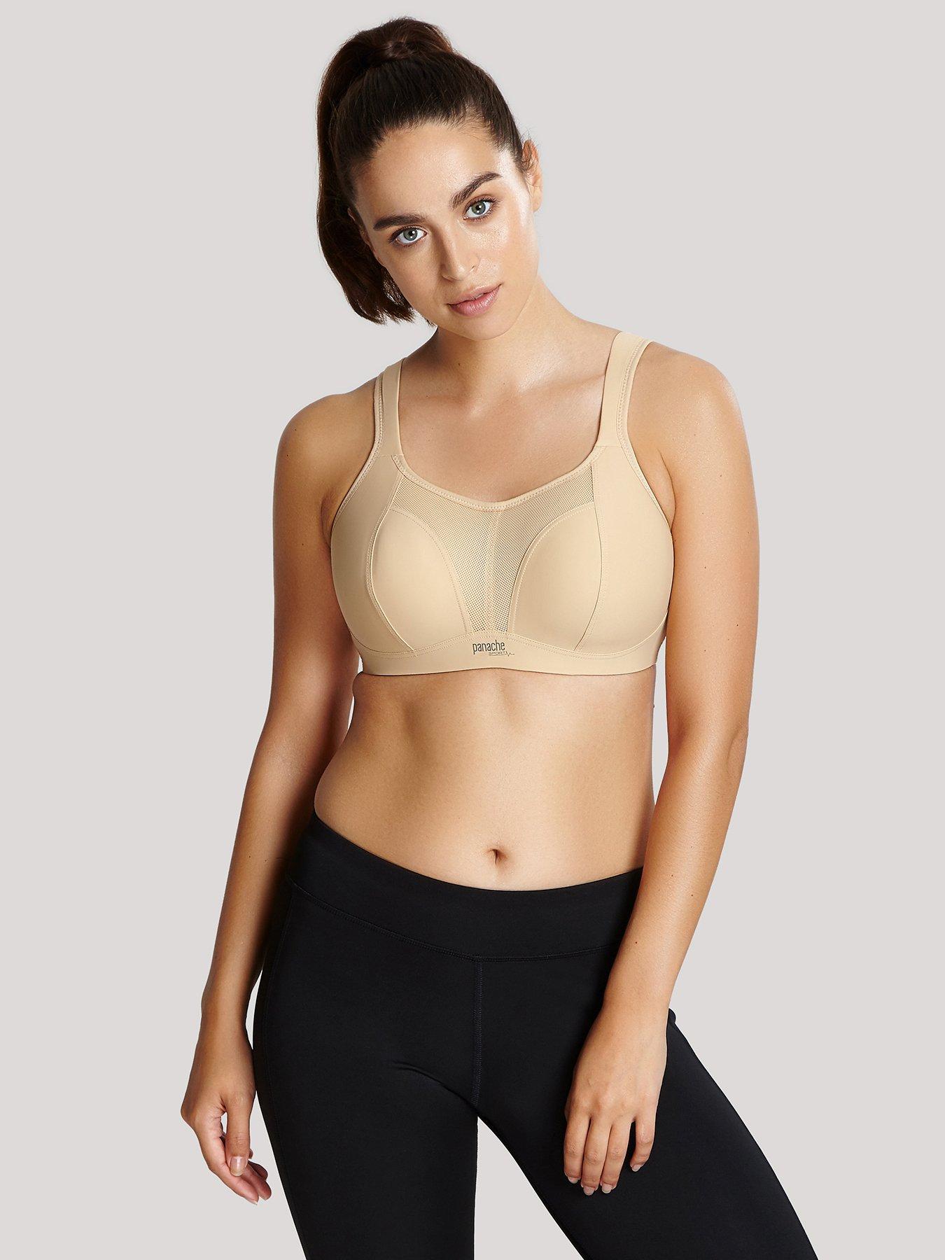 Pour Moi Energy Empower U/W Lightly Padded Convertible Sports Bra - White