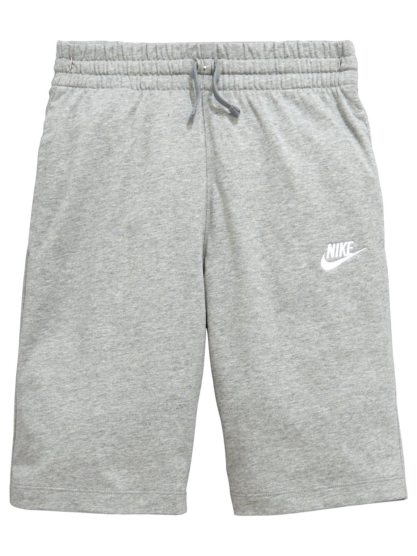 nike grey and black shorts