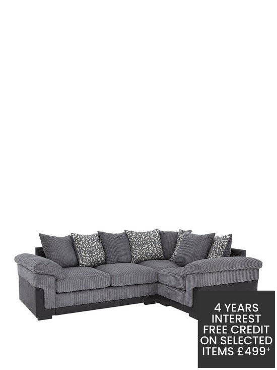 front image of phoenix-right-hand-double-arm-corner-group-sofa