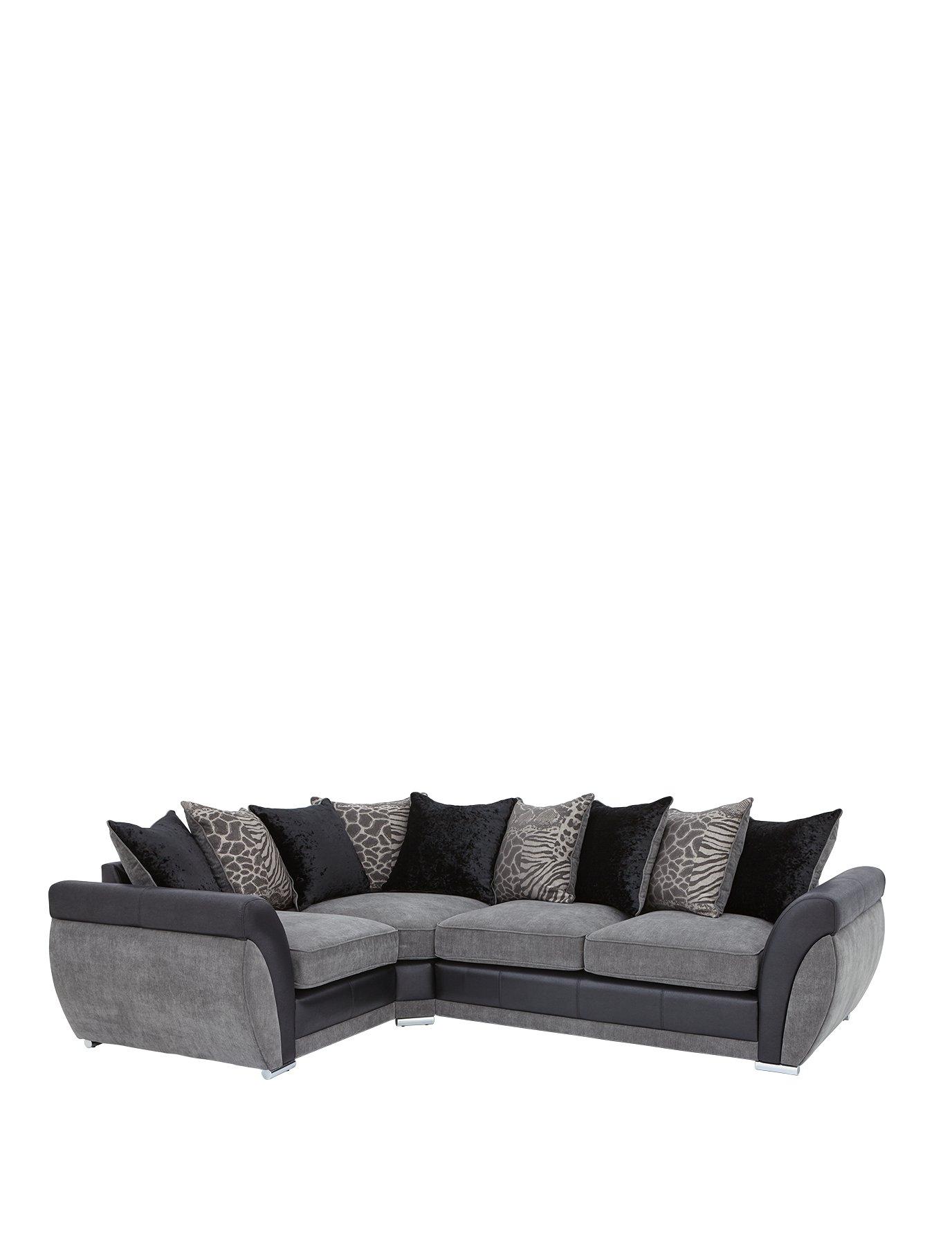  image of very-home-hilton-left-hand-double-arm-corner-group-sofa