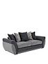 hilton-fabric-and-faux-leather-3-seater-scatter-back-sofaback