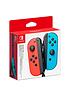  image of nintendo-switch-joy-con-controllernbsptwin-pack-wirelessnbsprechargeable--nbspneon-red-neon-blue