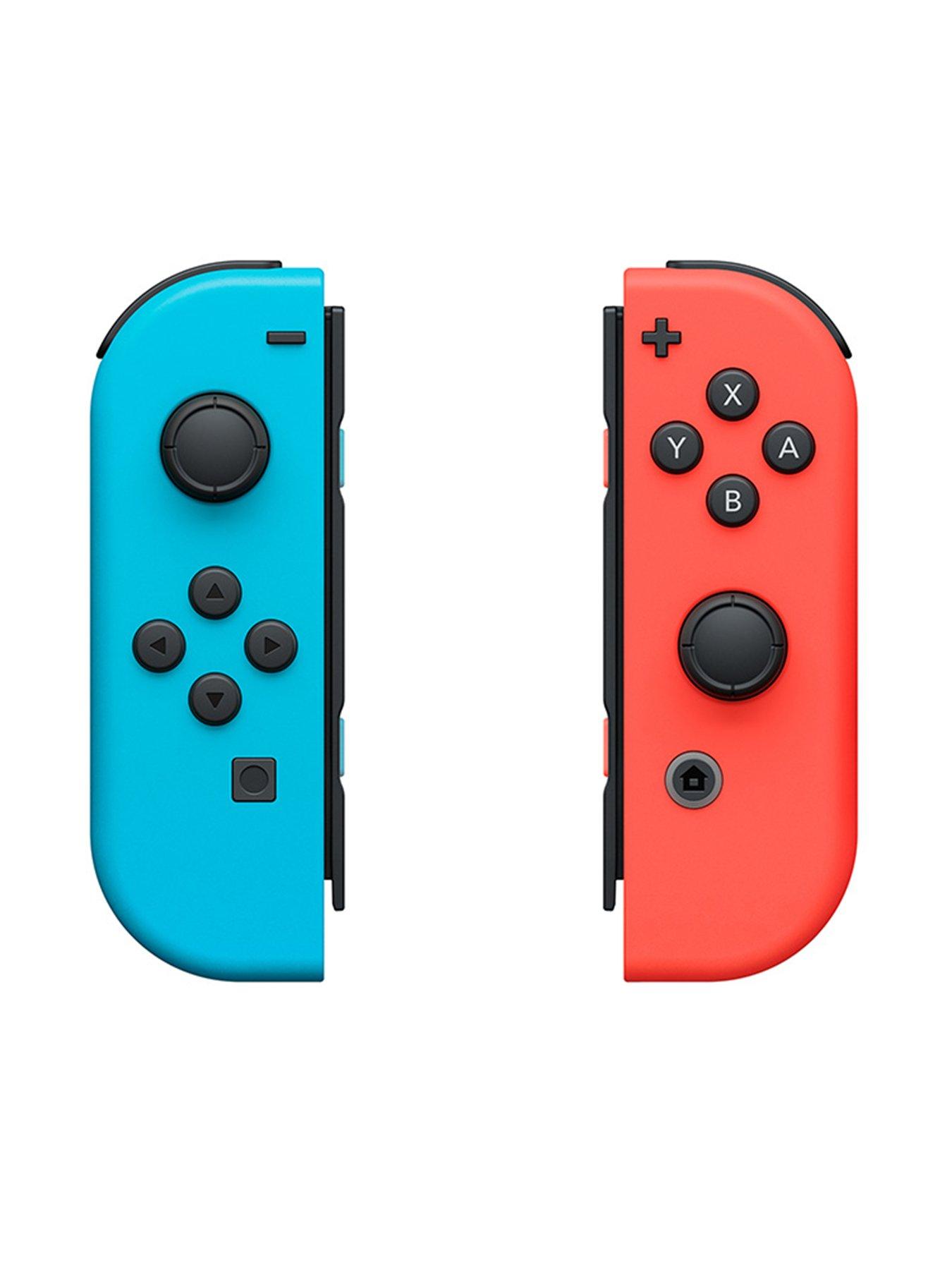 Image 2 of 3 of Nintendo Switch Joy-Con Controller&nbsp;Twin Pack, Wireless,&nbsp;Rechargeable -&nbsp;Neon Red / Neon Blue