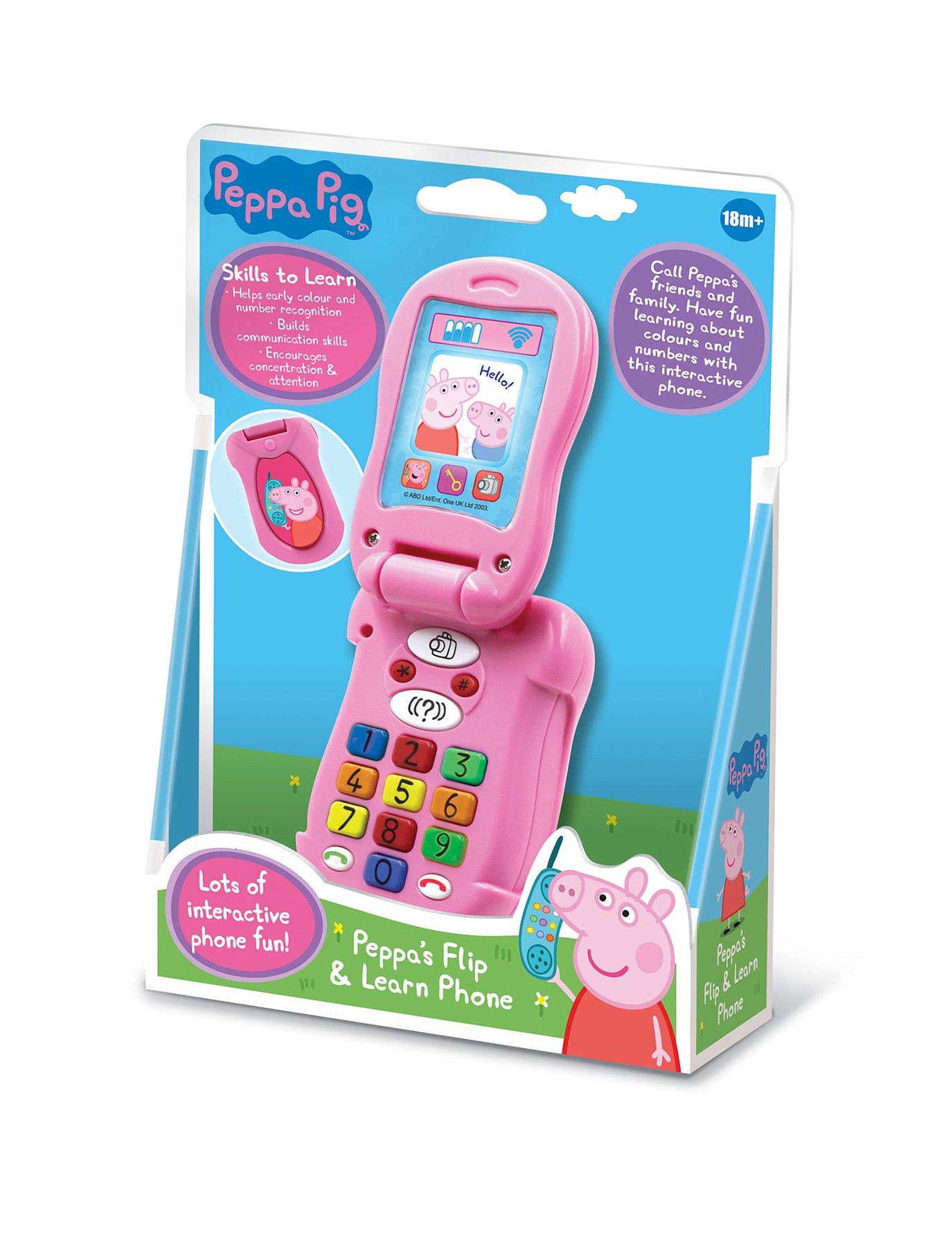 Image 1 of 4 of Peppa Pig Flip &amp; Learn Phone