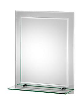 Croydex Croydex Rydal Double-Layer Bathroom Mirror With Shelf Picture