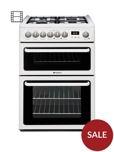 hotpoint-newstyle-hag60p-60cm-double-oven-gas-cooker-with-fsdnbsp--white