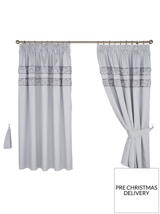 front image of franchesca-faux-silk-lined-pencil-pleat-curtains