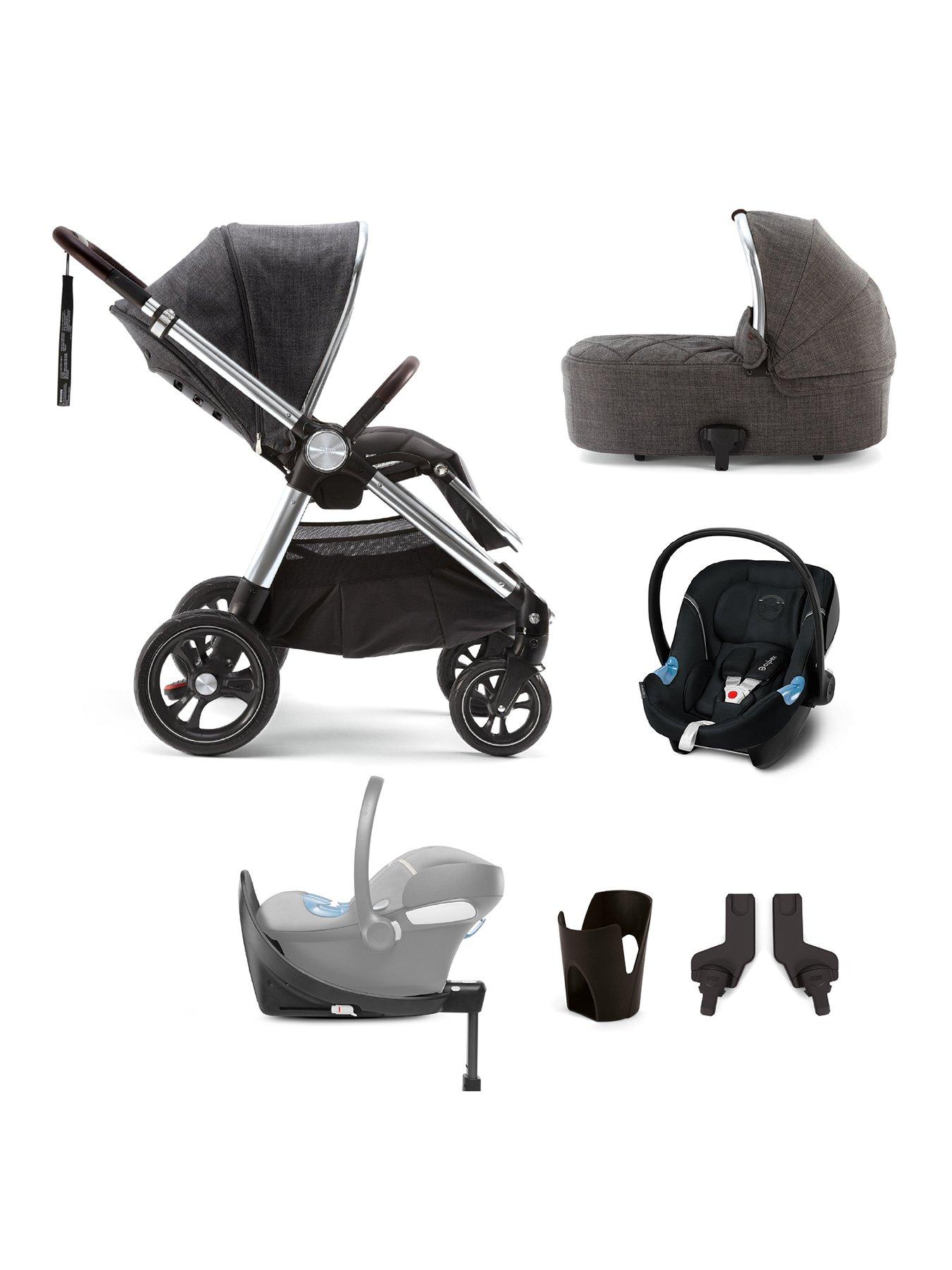 mamas and papas ocarro grey twill 6 piece bundle