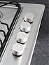  image of hotpoint-pan642ixhnbsp58cm-wide-built-in-hob-with-fsdnbsp--stainless-steel