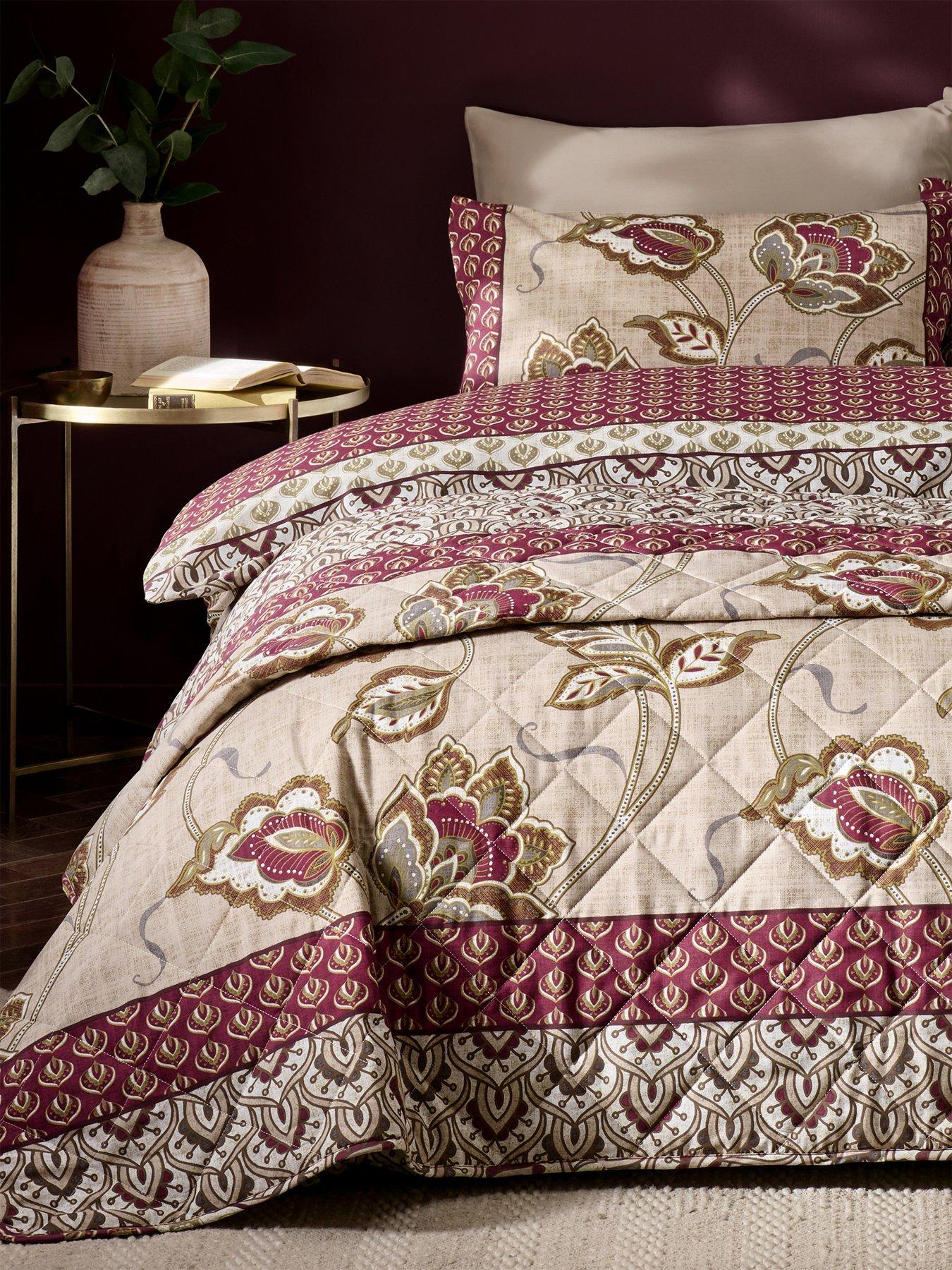 Catherine Lansfield Kashmir Bedspread Throw - Multi | littlewoods.com