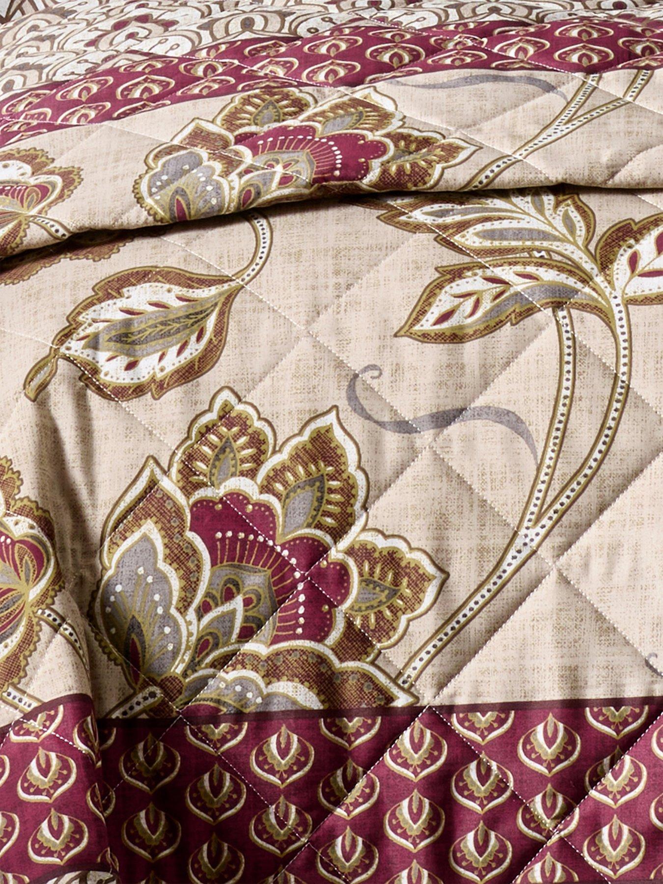  image of catherine-lansfield-kashmir-bedspread-throw-multi