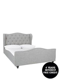 Beds On Credit Finance Single Double Littlewoods Chelmsford Fabric Double Bed Frame With Mattress Options And Save