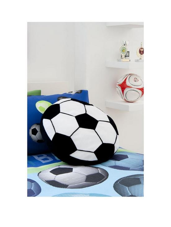 front image of catherine-lansfield-football-cushion