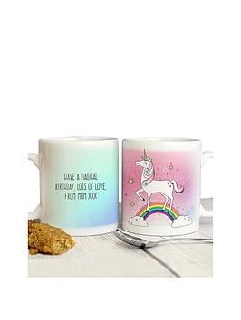 Very Personalised Unicorn Mug Picture
