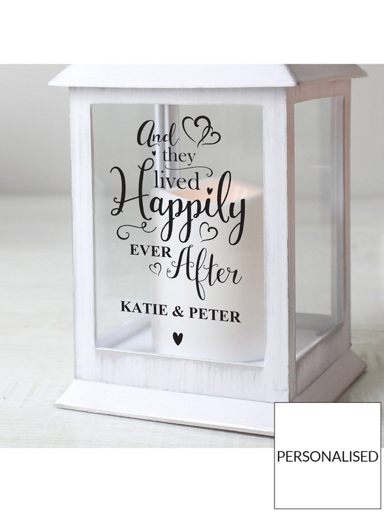 stillFront image of the-personalised-memento-company-personalised-happily-ever-after-lantern