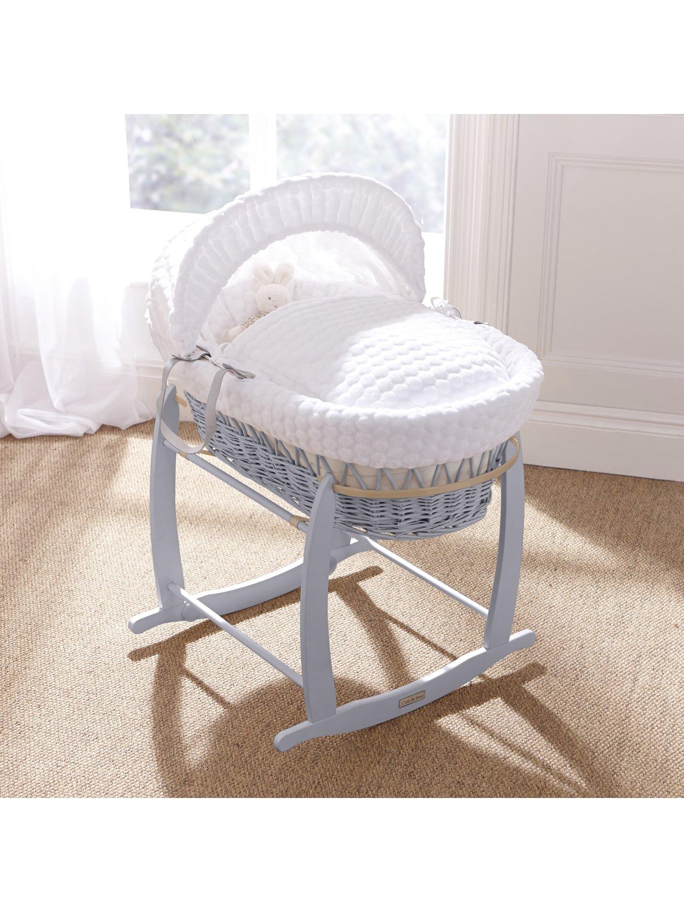 clair de lune wicker moses basket mattress