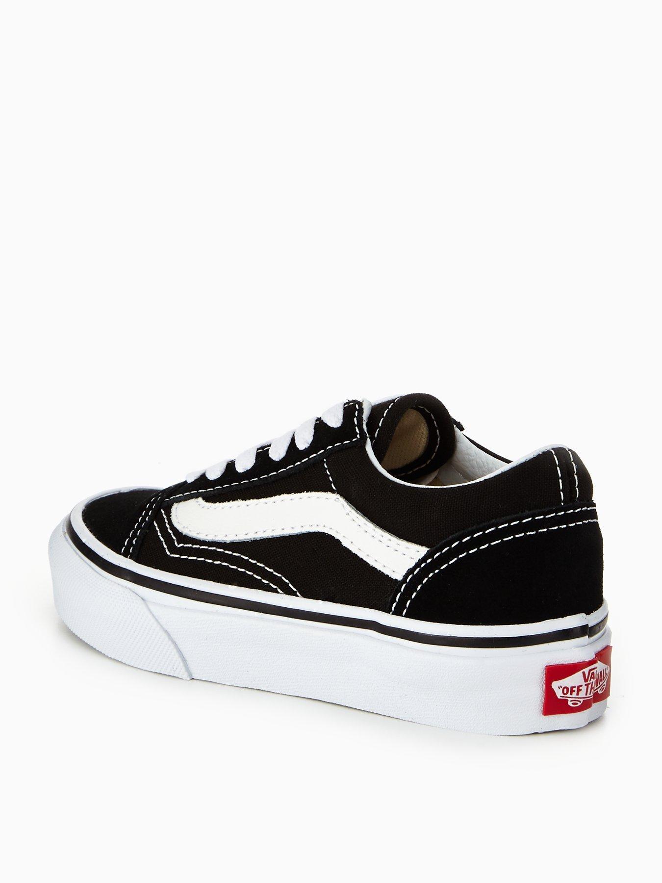 stillFront image of vans-unisex-kids-trainers-blackwhite