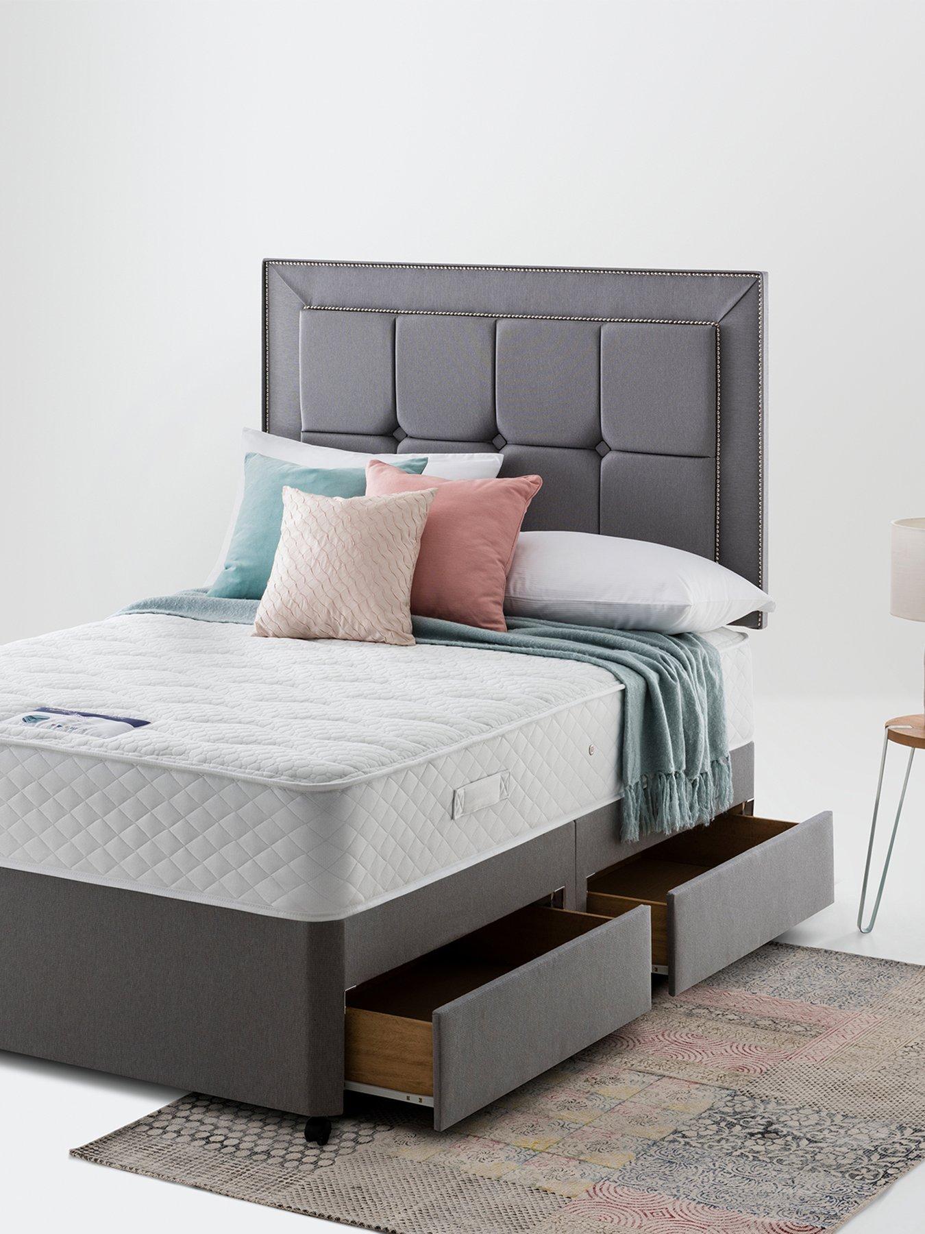 front image of silentnight-miracoil-gel-mattress-medium