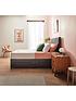  image of silentnight-mia-1000-pocket-memory-divan-bed-with-storage-options-headboard-not-included