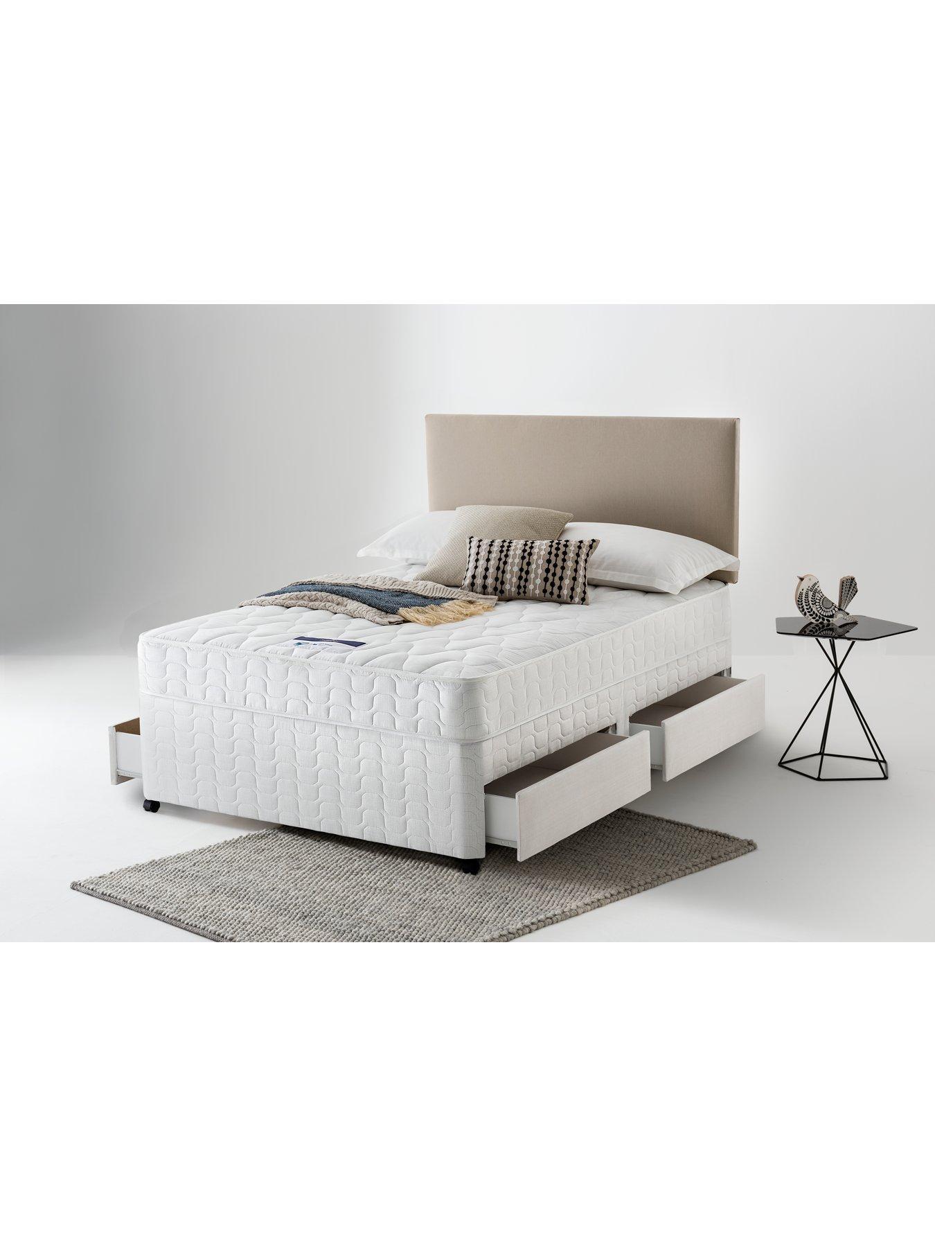 Silentnight Miracoil 3 Celine Divan Bed with Storage Options (Headboard
