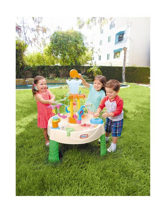 front image of little-tikes-fountain-factory-water-table