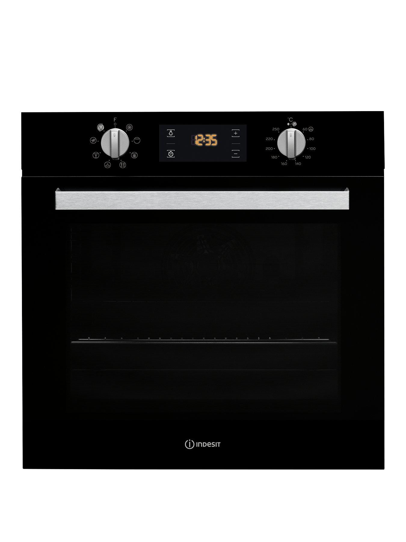 Image 1 of 7 of Indesit Aria IFW6340BLUK Built-in Single Electric Oven&nbsp;- Black