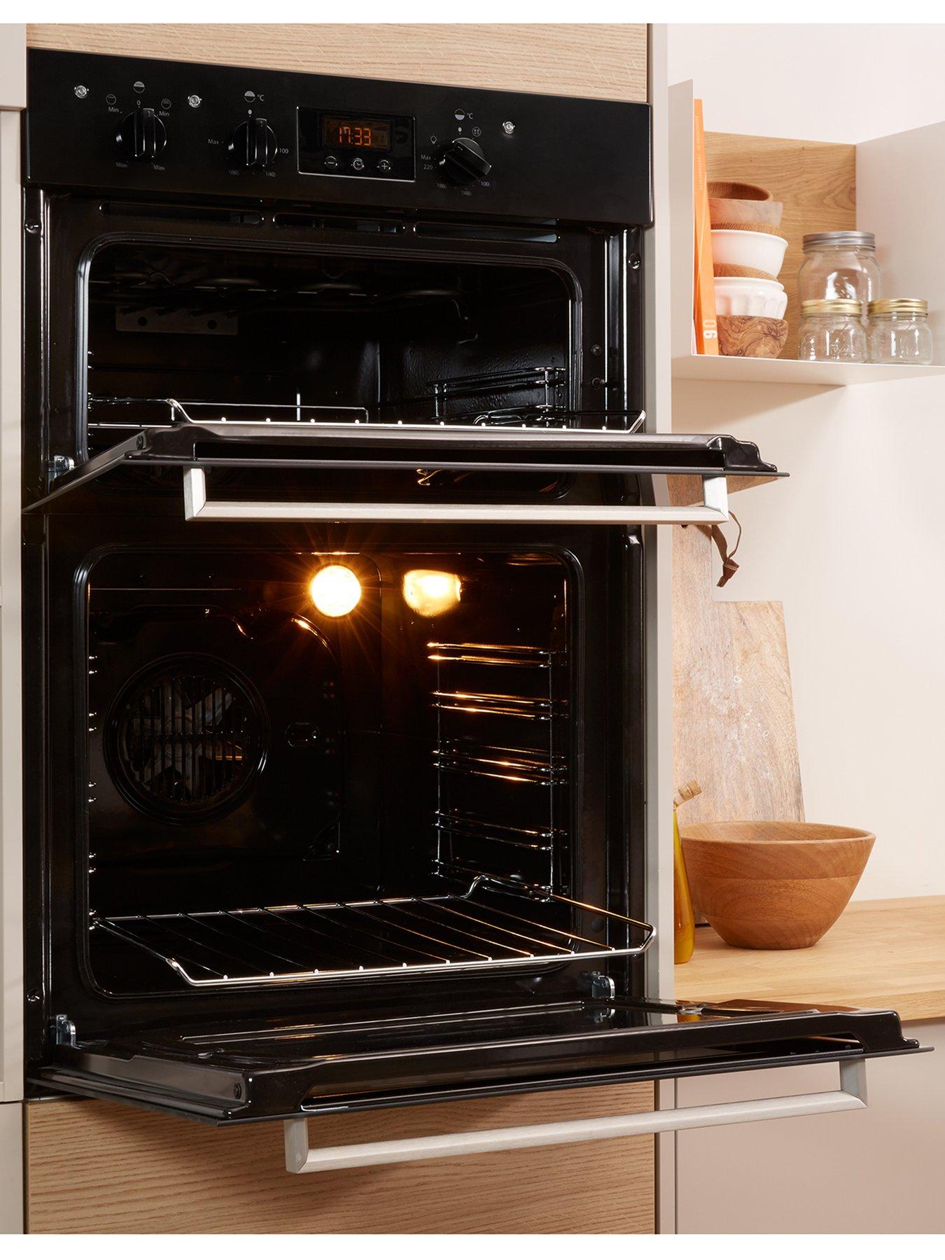 Image 3 of 5 of Indesit Aria IDD6340BL Built-in Double Electric Oven - Black