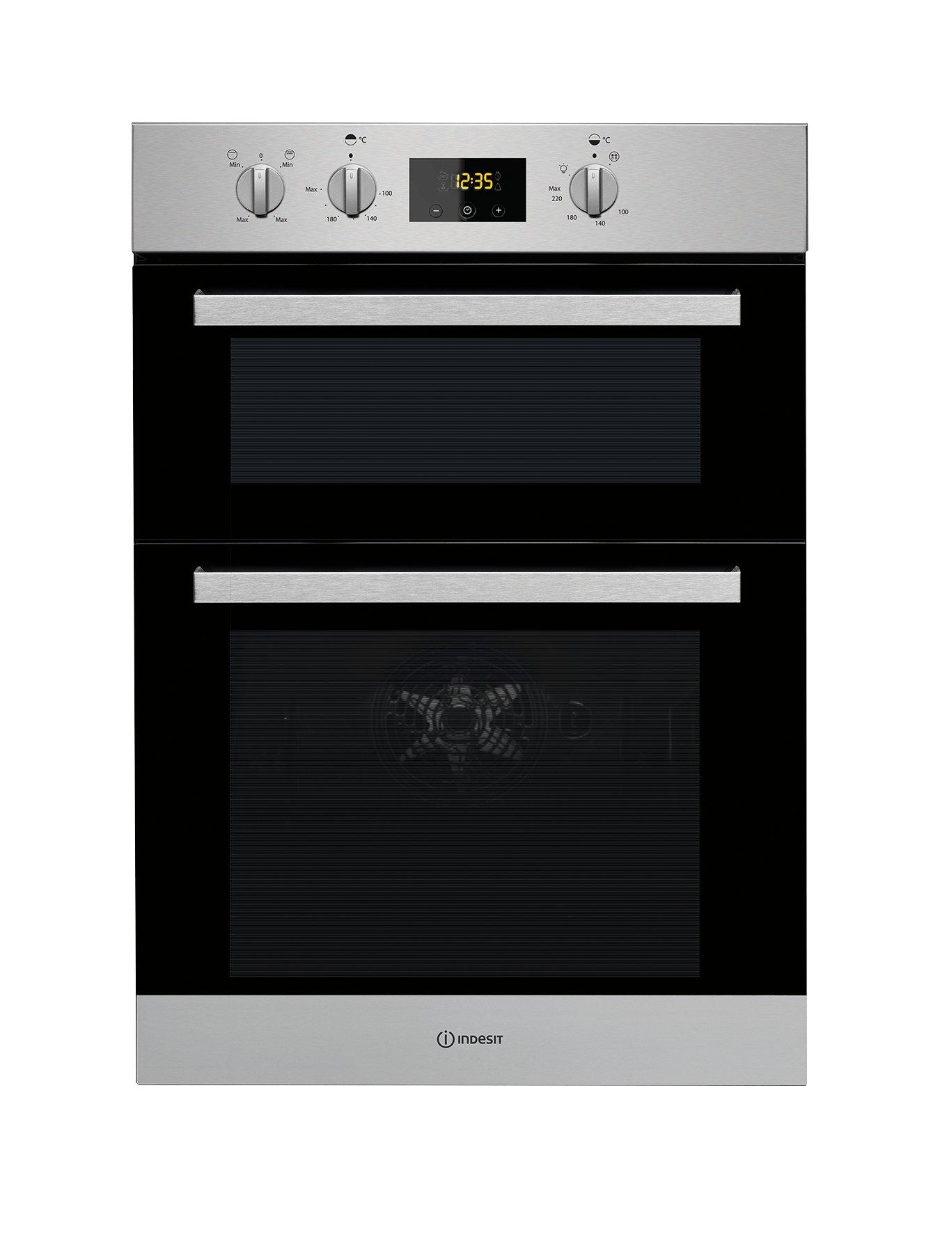 Image 1 of 5 of Indesit Aria IDD6340IX&nbsp;Built-in Double Electric Oven - Stainless Steel