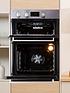  image of indesit-aria-idd6340ixnbspbuilt-in-double-electric-oven-stainless-steel