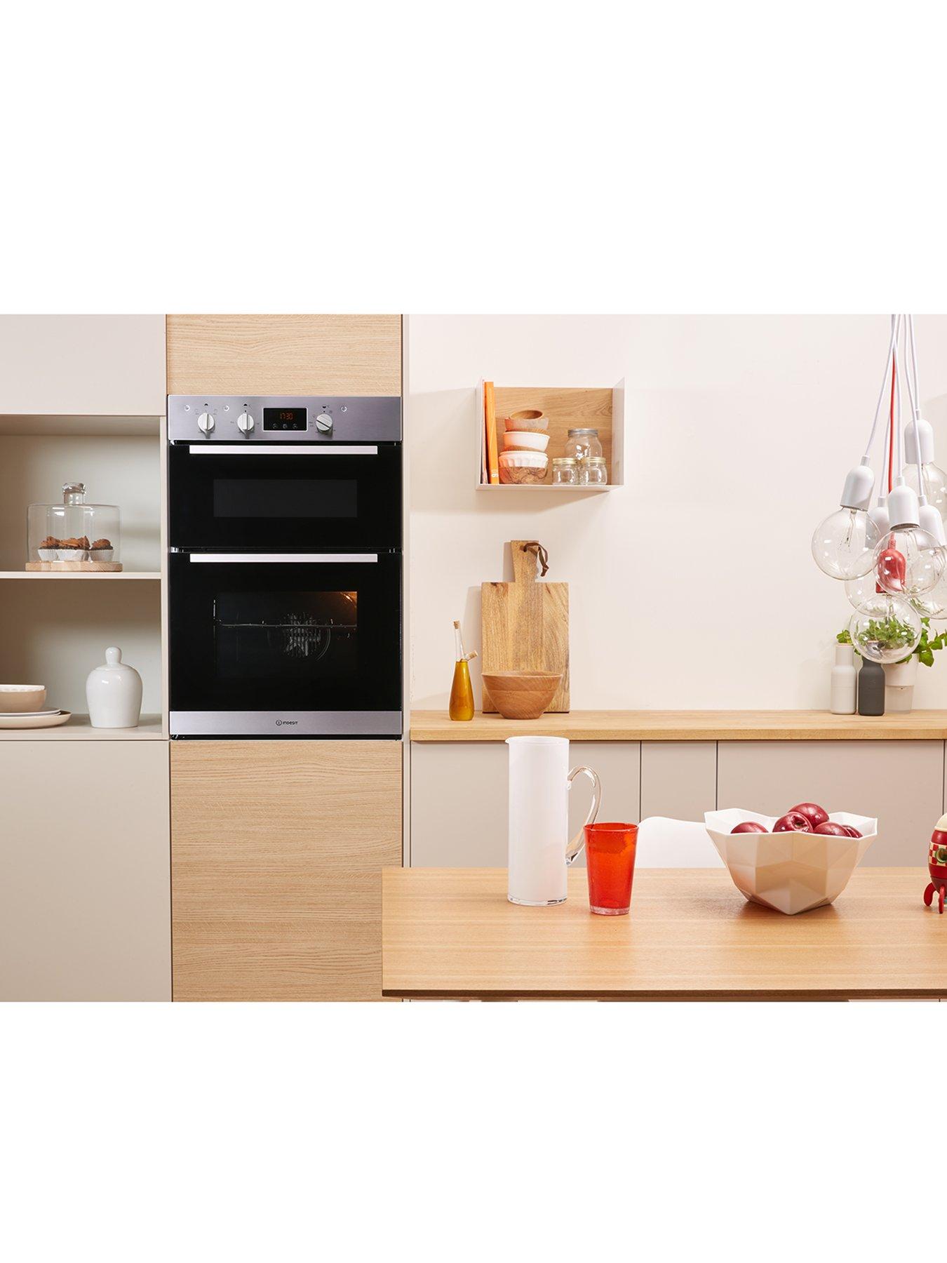 Image 3 of 5 of Indesit Aria IDD6340IX&nbsp;Built-in Double Electric Oven - Stainless Steel