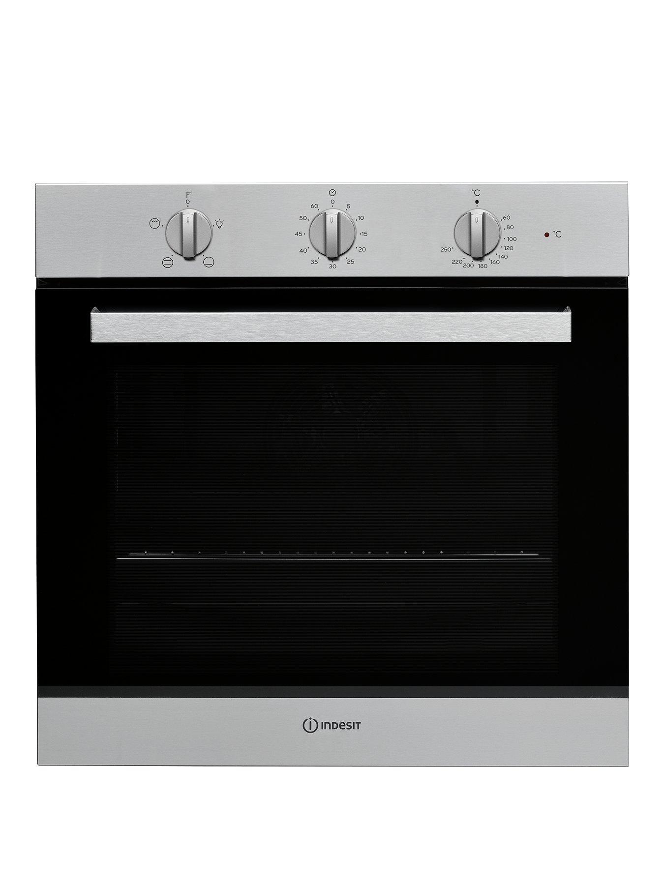 front image of indesit-aria-ifw6230ixuk-built-in-single-electric-oven-stainless-steel