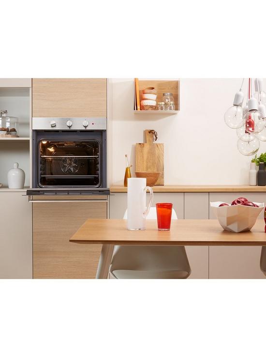 stillFront image of indesit-aria-ifw6330ixuk-built-in-single-electric-ovennbsp--stainless-steel