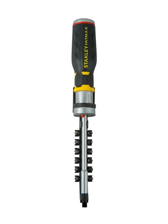 stillFront image of stanley-fatmax-premium-led-ratchet-screwdriver-and-bits