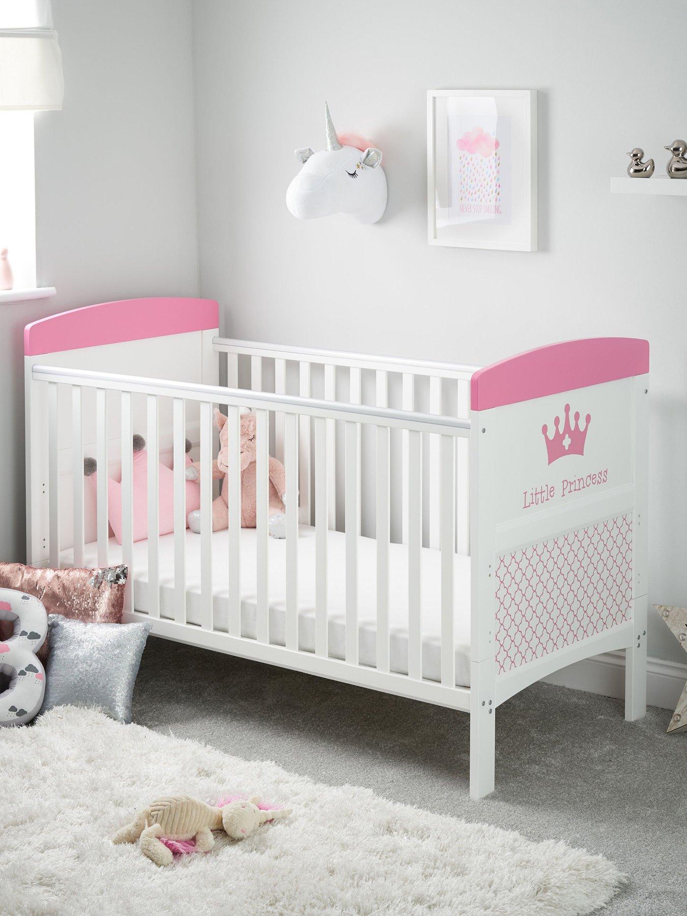 Image 1 of 7 of Obaby Grace Inspire Cot Bed - Little Princess