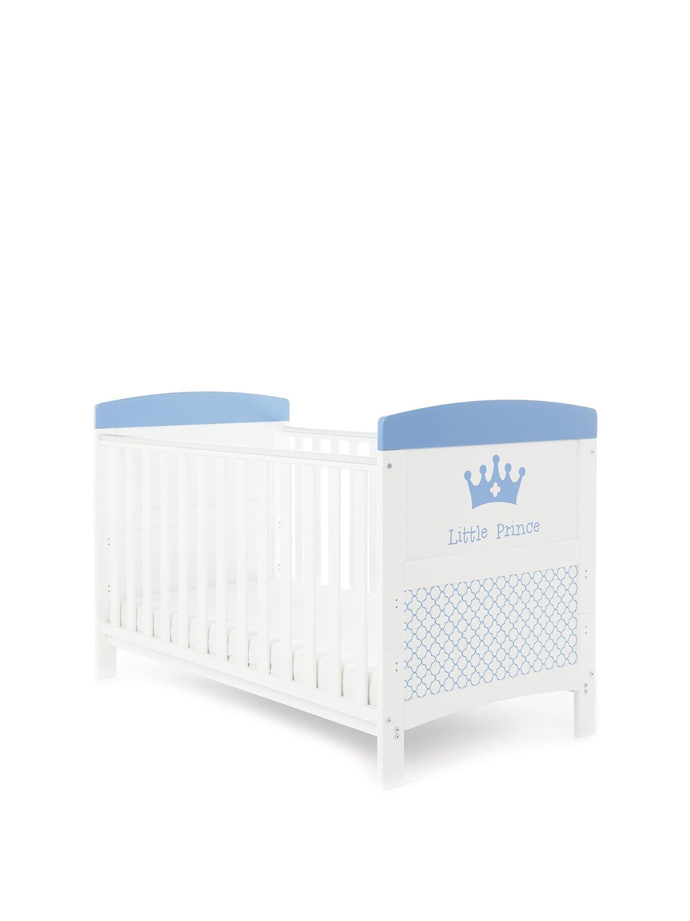 Image 1 of 4 of Obaby Grace Inspire Cot Bed - Little Prince