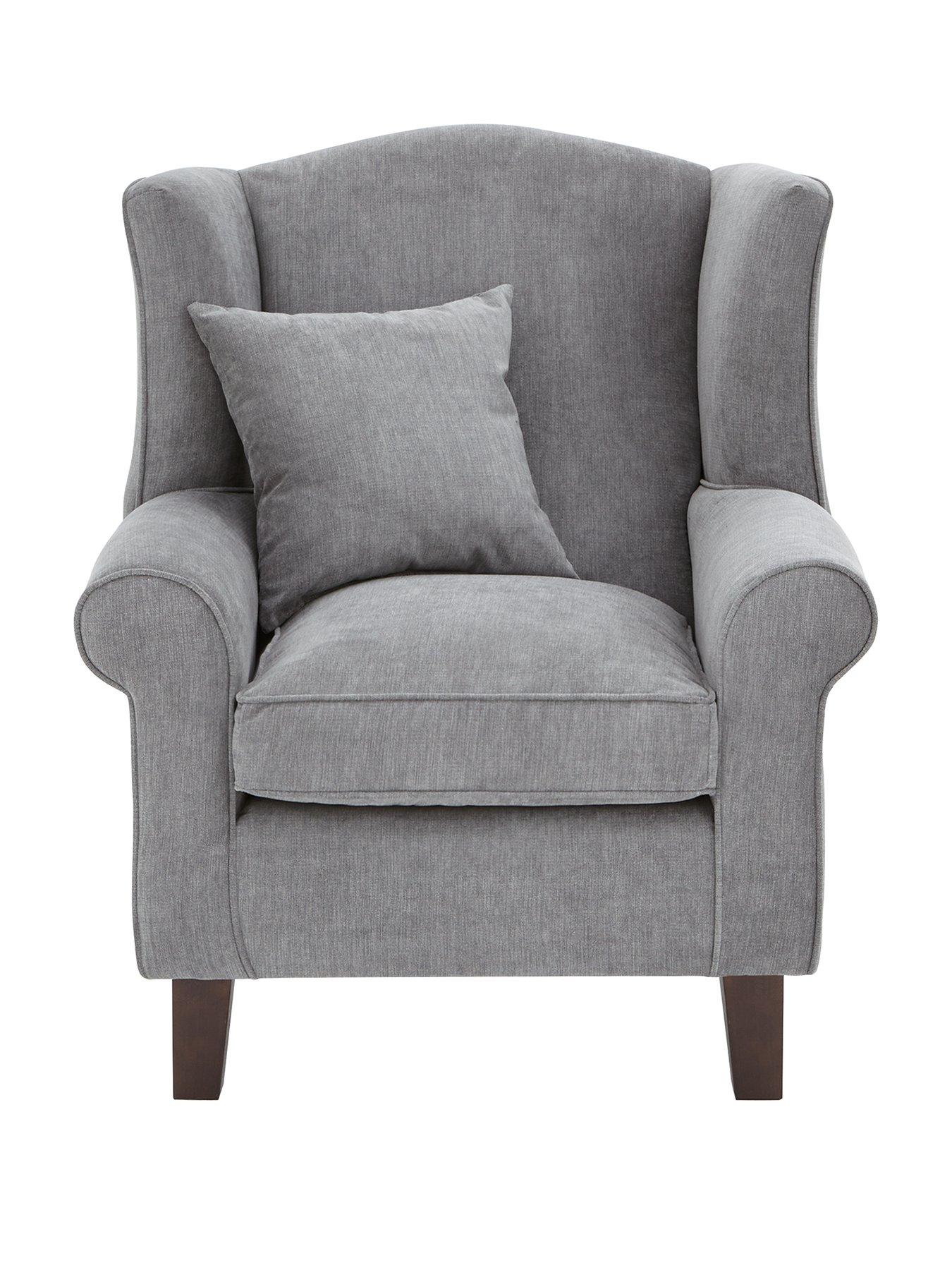 Image 2 of 5 of The Very Collection Denton&nbsp;Grace Chenille Fabric Wing Chair