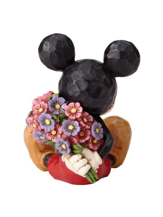 stillFront image of disney-traditions-mickey-mouse-with-flowers-figurine