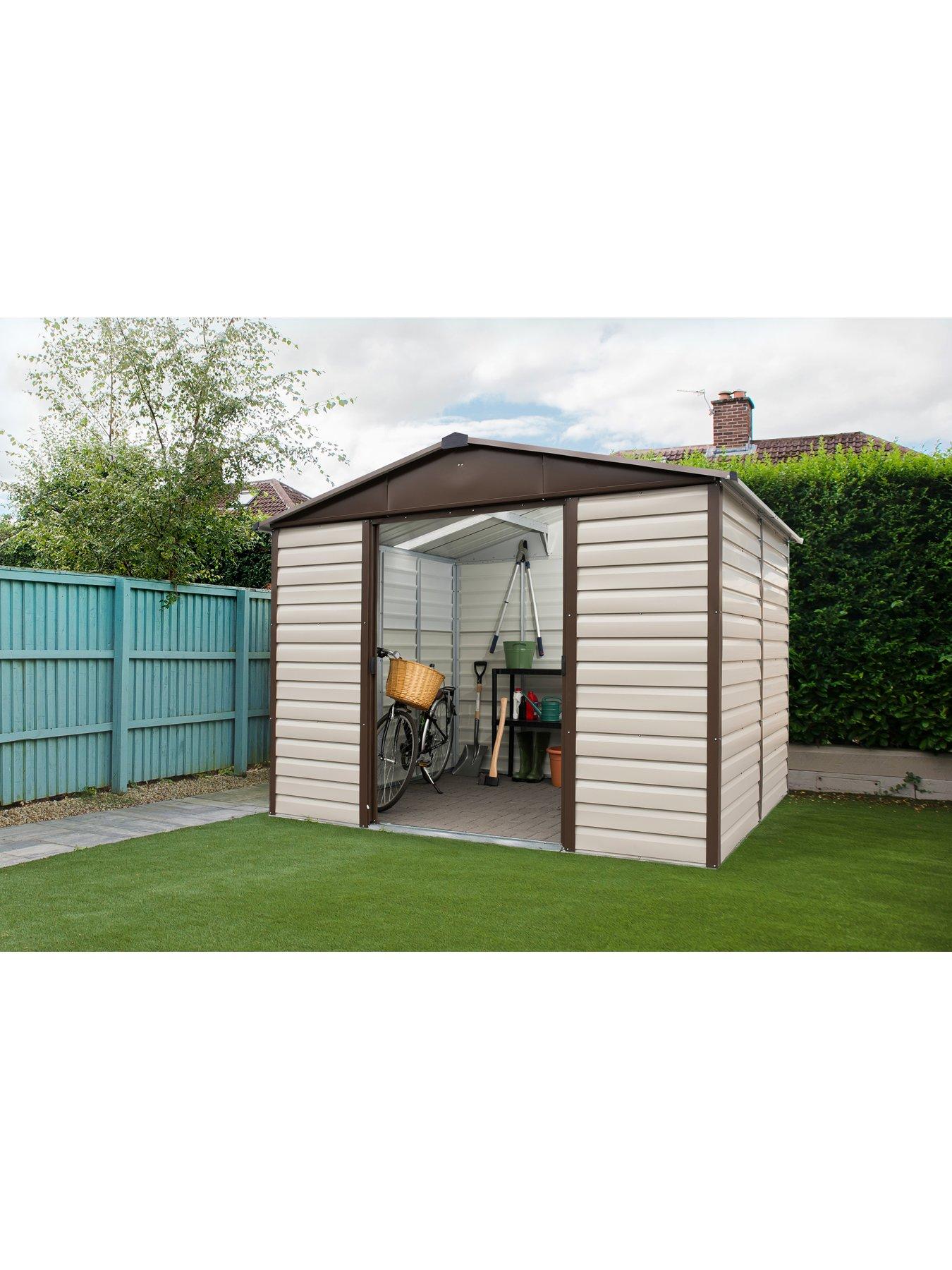 image of yardmaster-93-x-61-ft-shiplap-metal-shed